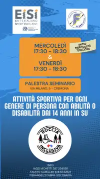 Dal 7 ottobre riparte l'attività delle bocce inclusive, possibile partecipare