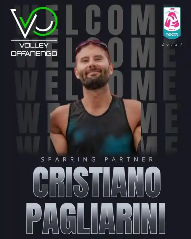Cristiano Pagliarini nuovo sparring della Trasporti Bressan Offanengo