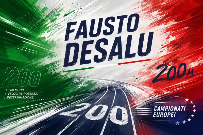 Fausto Desalu straordinaria medaglia di bronzo sui 200 m agli europei di Birmingham
