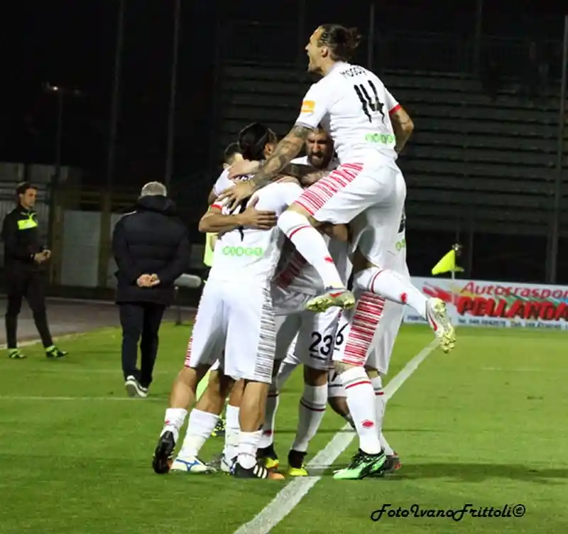 GALLERY Cittadella-Cremonese, le esultanze grigiorosse