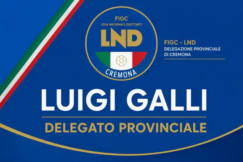 Luigi Galli nuovo delegato provinciale Figc di Cremona