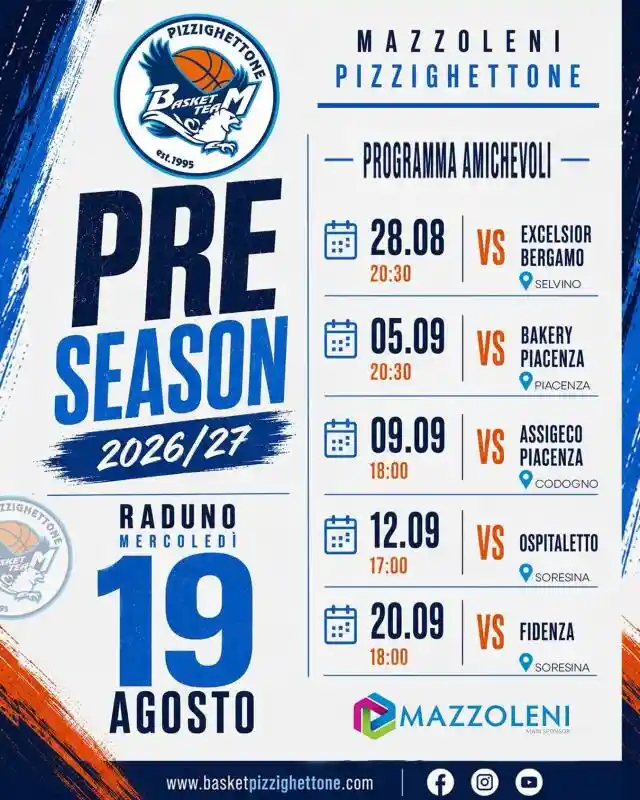 La preseason della Mazzoleni Pizzighettone